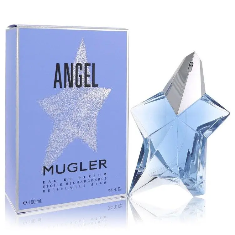 Angel by Thierry  Standing Star Eau De Parfum Spray Refillable 3.4 oz by Mugler