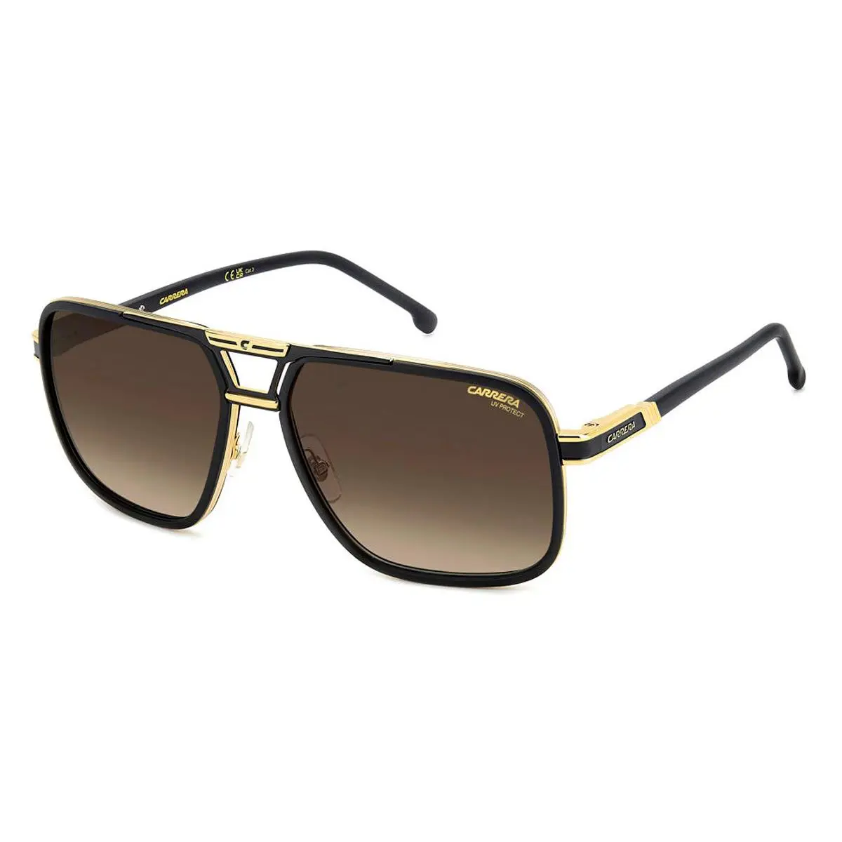 Carrera 1071/S Sunglasses Male Matte Black Gold 61mm