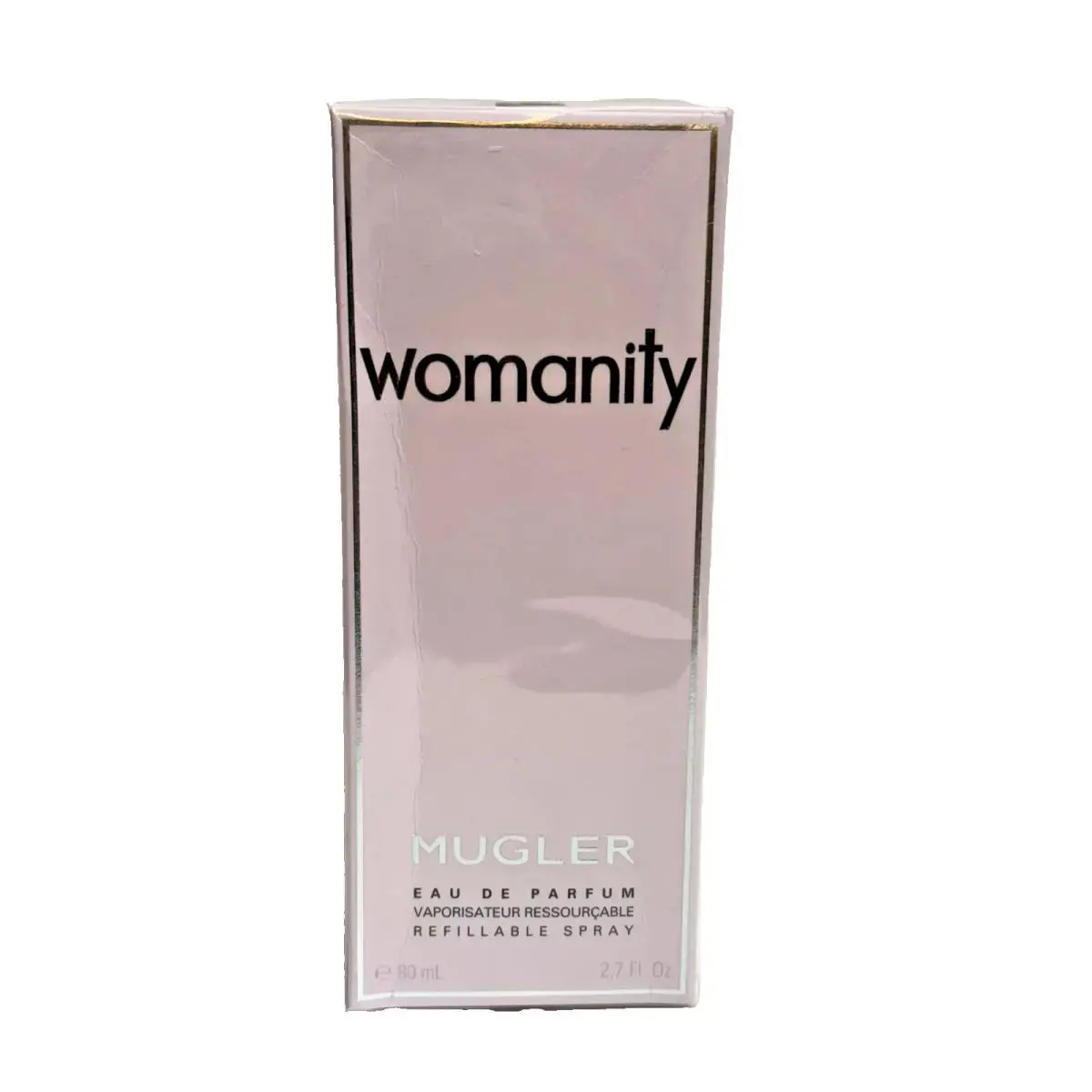 Womanity  2.7 oz Edp Refillable Spray Women 1 Free Perfume by Mugler