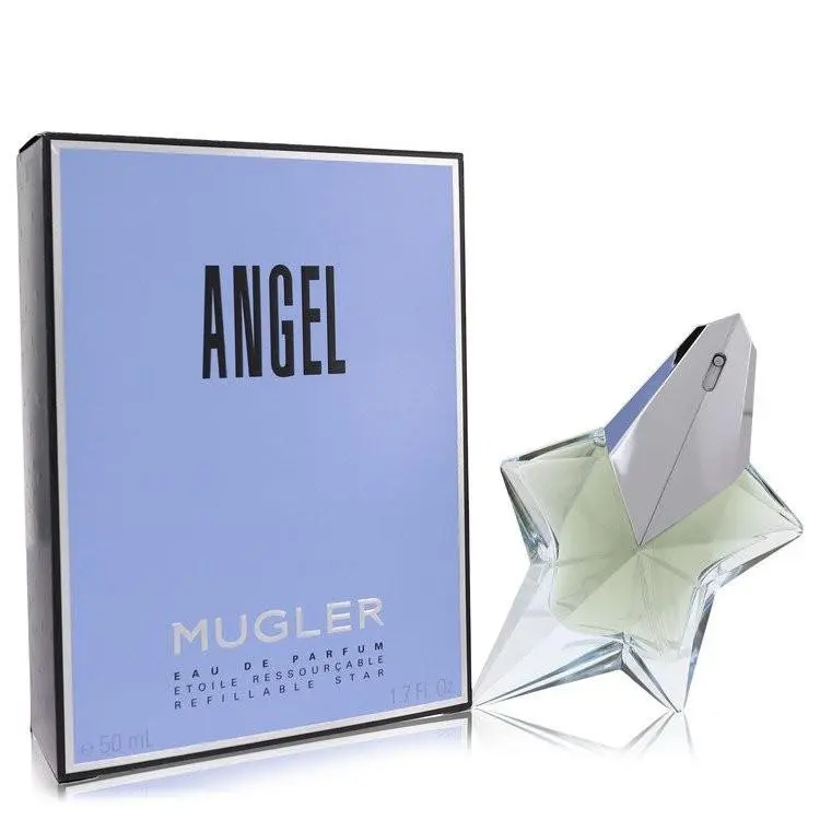 Angel by Thierry  Eau De Parfum Spray Refillable 1.7 oz For Women by Mugler