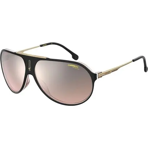 Carrera Hot 65 KDXG4 Black Gold Frame Sunglasses W/case 63mm