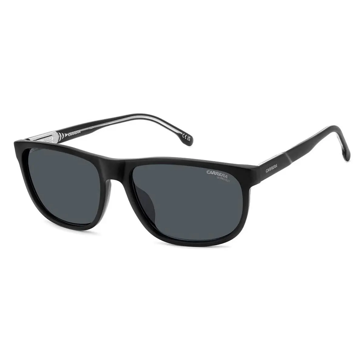 Carrera C Flex 08/G/S Sunglasses Male Matte Black 58mm - Frame: Matte Black, Lens: Gray
