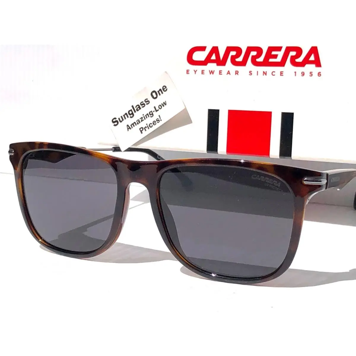 Carrera Havana Tortoise Frame UV Protective Grey Lens Sunglass 276/S 086IR