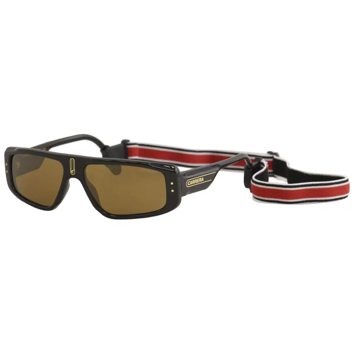 Men`s 1022/S 1022S YYCK1 Black/gold Pilot Sunglasses 58mm by Carrera