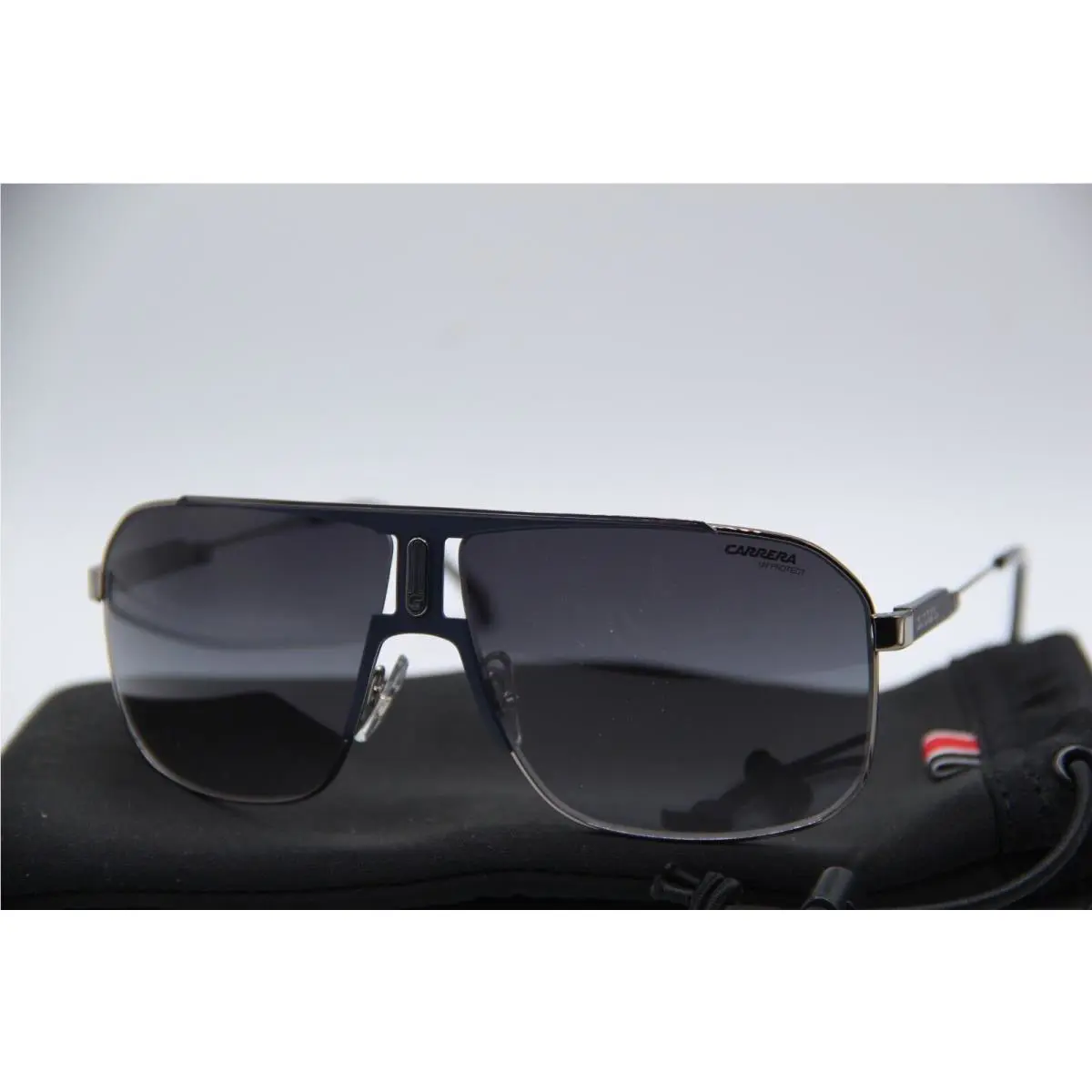 Carrera 1043/S DTY9O Blue Silver Sunglasses W/case 65-12