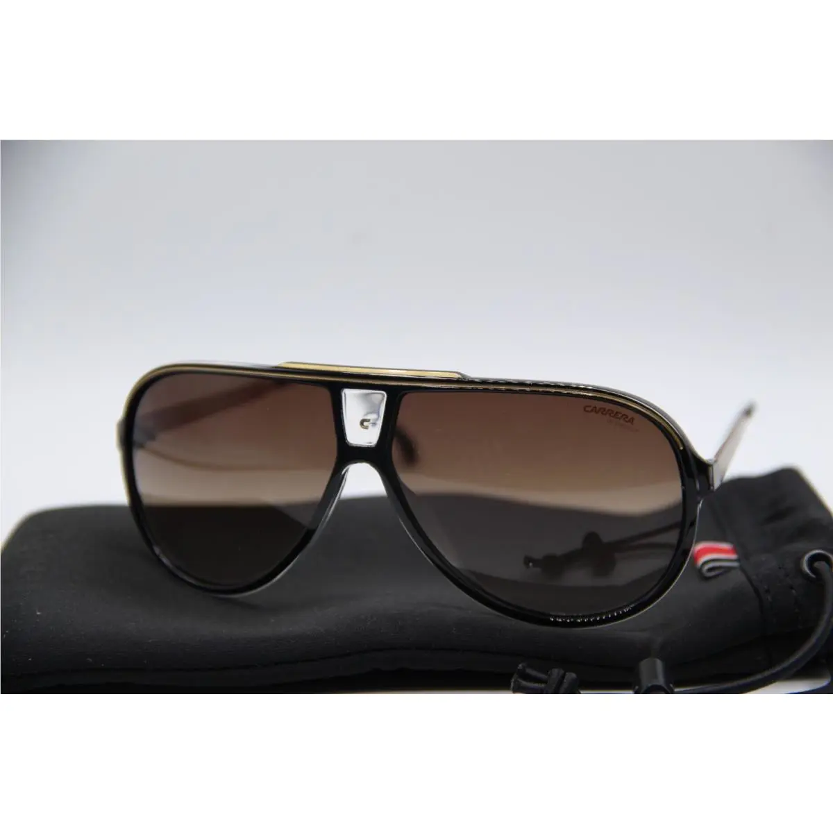 Carrera 1050/S 2M2HA Black Gold Sunglasses W/case 63-10