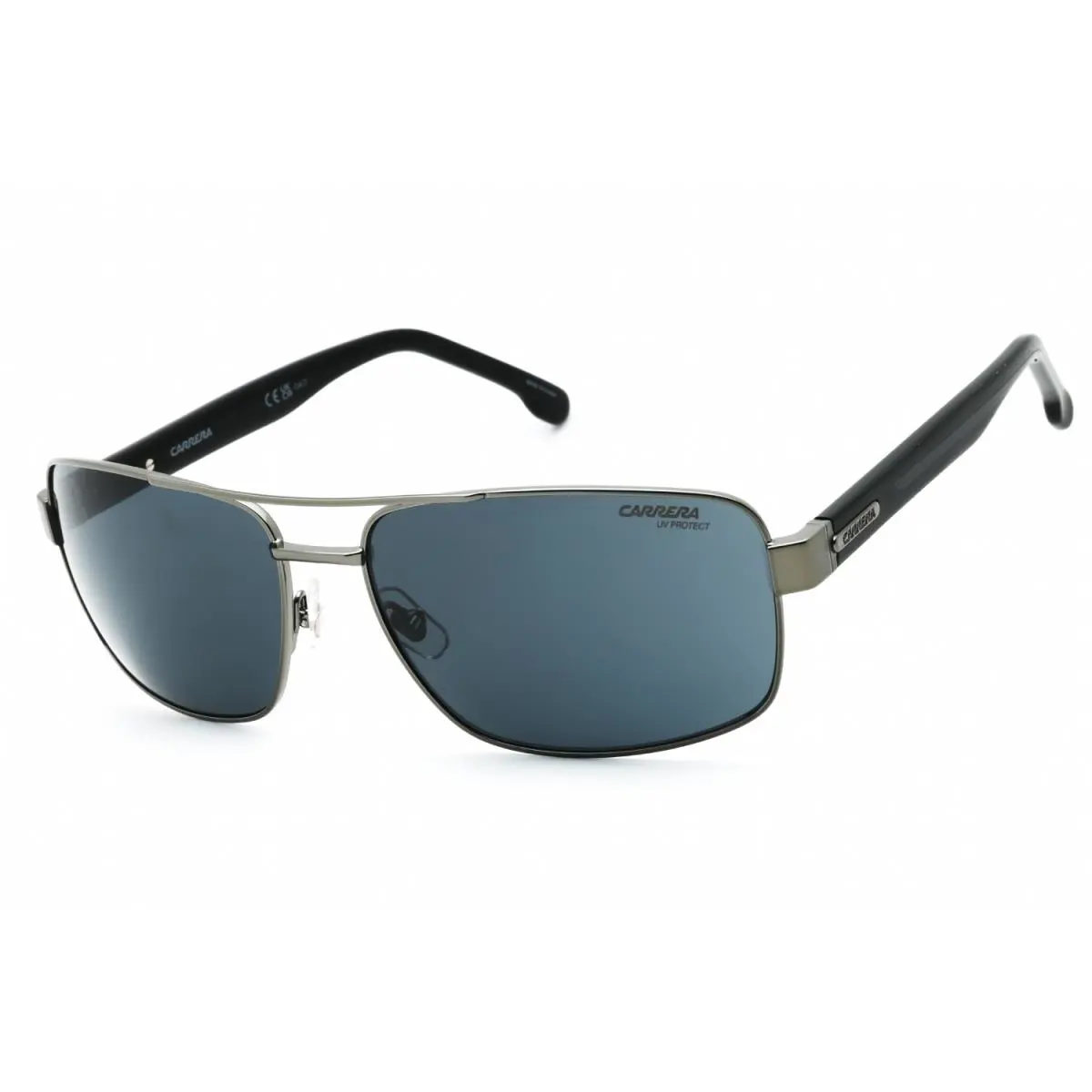 Carrera 8063/S KJ1 IR Sunglasses Ruthenium Frame Gray Lenses 61mm