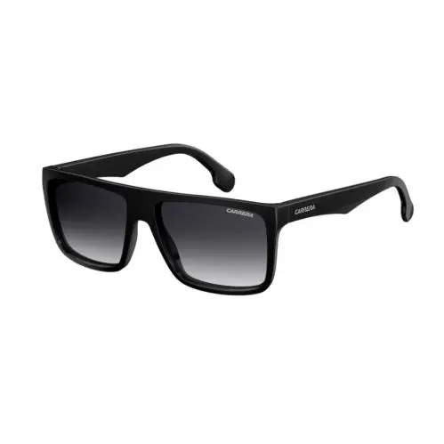 Carrera 5039/S 0807/9O Black / Dark Gray Gradient Rectangular Sunglasses