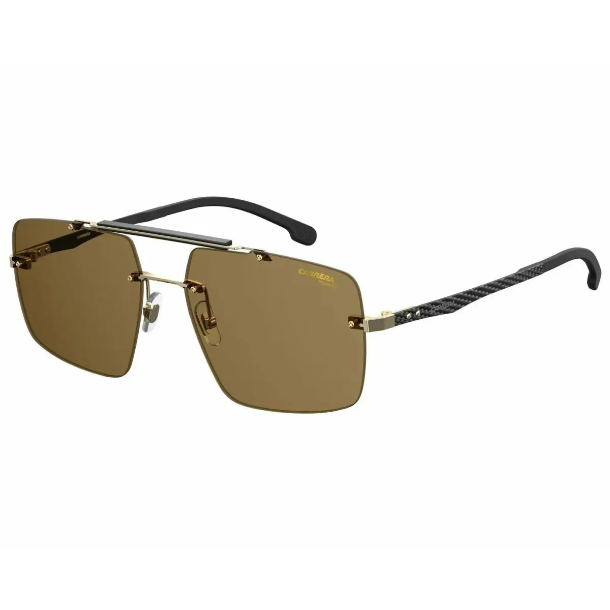 Carrera 8034/S 8034 J5G Gold Brown Carbon Fiber Sunglasses 61mm