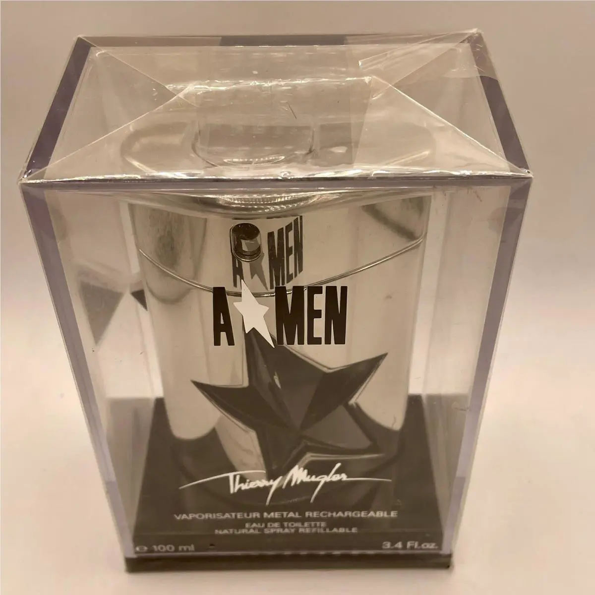 A Men Thierry  Vintage Edt Spray 100ml 3.4oz Rechargeable by Mugler