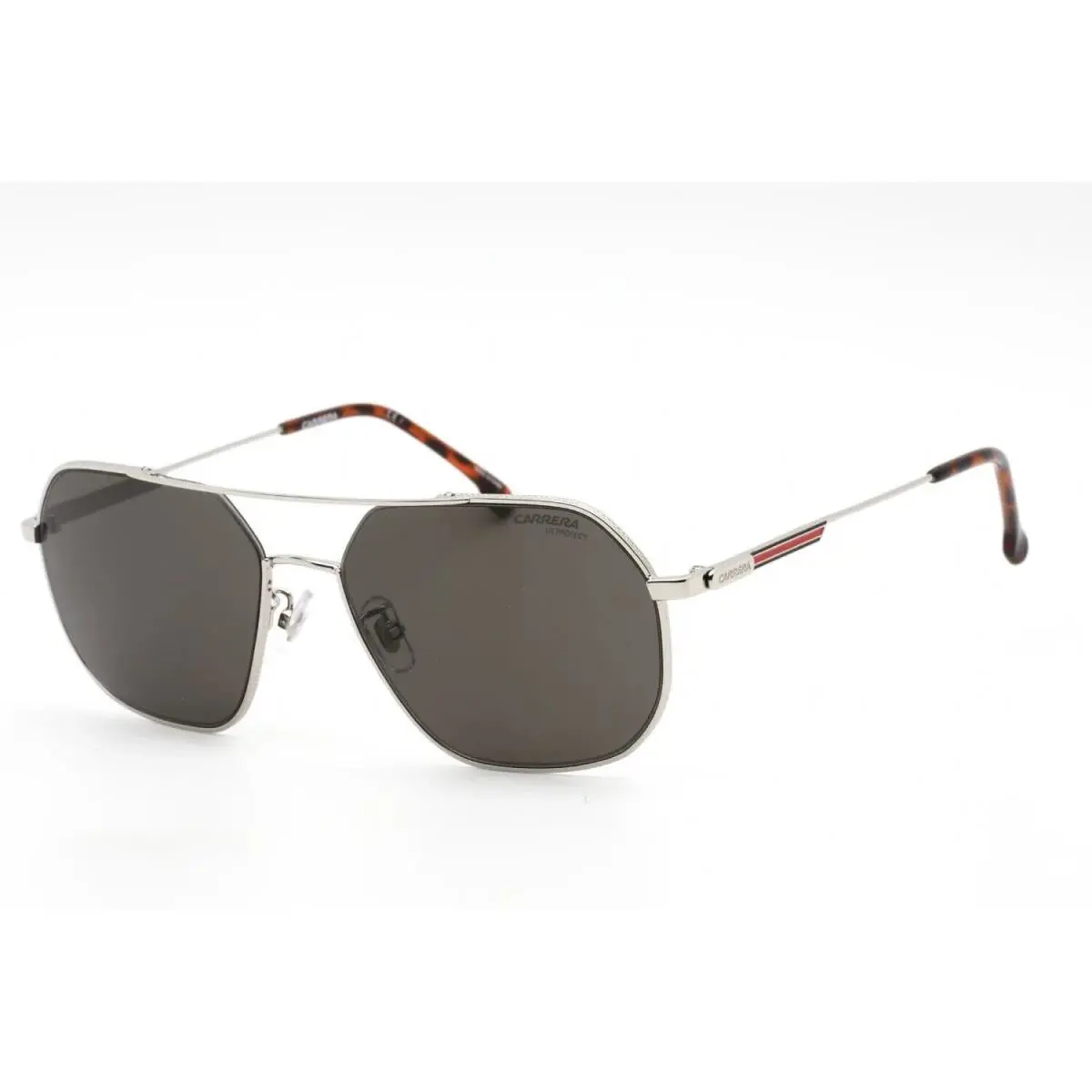 Carrera C1035 010 Paladium / Grey Lens Unisex Sunglasses 58mm