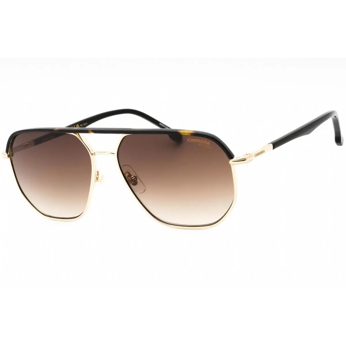304/S 06J HA Sunglasses Gold Havana Frame Brown Gradient Lenses 59mm by Carrera