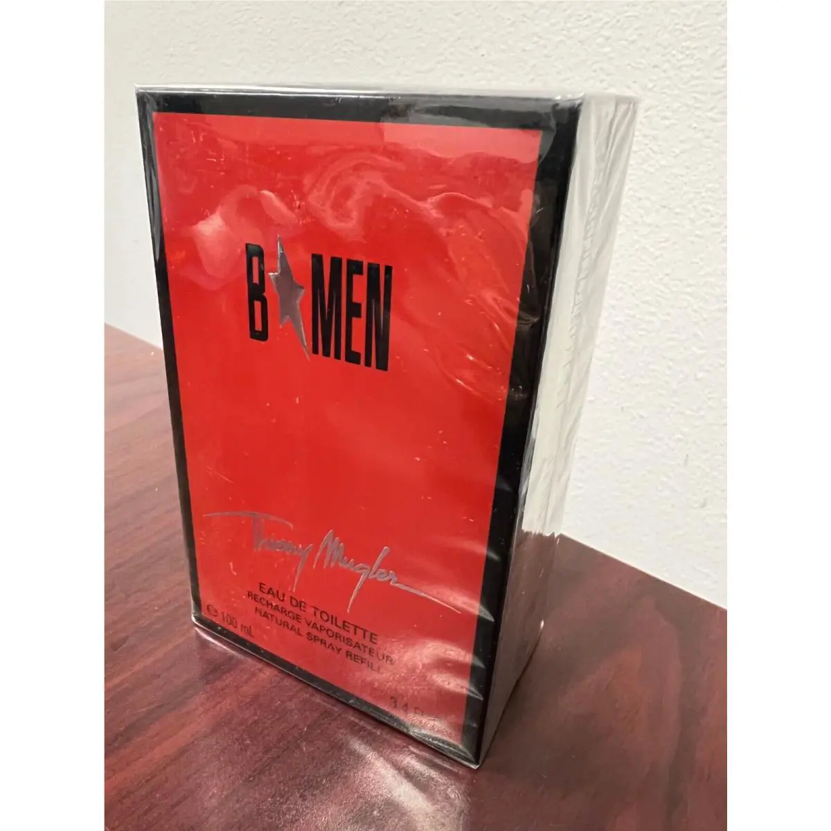 B Men by Thierry  3.4 FL oz / 100 ML Eau De Toilette Spray Refill by Mugler