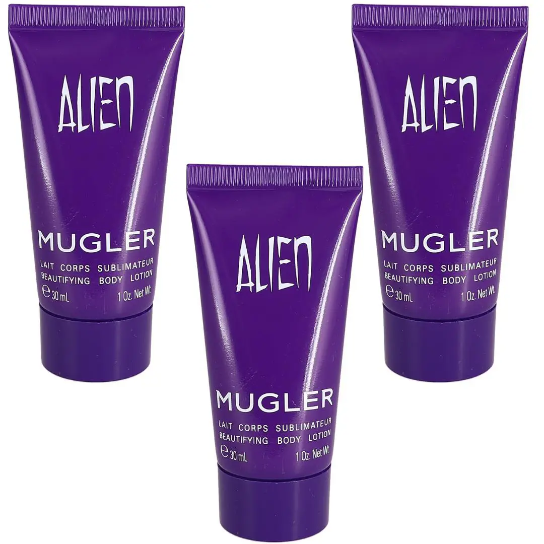 Alien by Thierry  For Women 3 Pack of Body Lotion 3oz 3x1.0oz by Mugler
