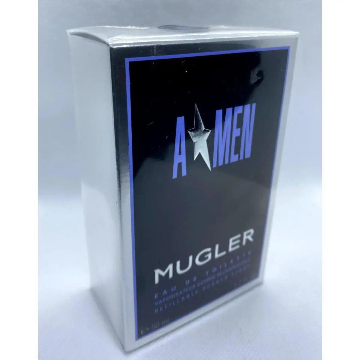 Angel by Thierry  A Men 1.6oz Edt Refillable Rubber Spray Men by Mugler