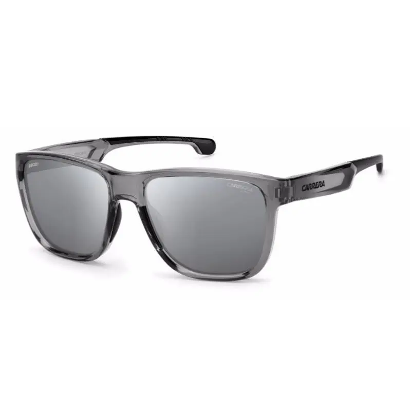 Carrera CARDUC-003/S 0R6S/T4 Grey-black/silver Mirrored Square Men`s Sunglasses - Frame: Grey-Black, Lens: Silver