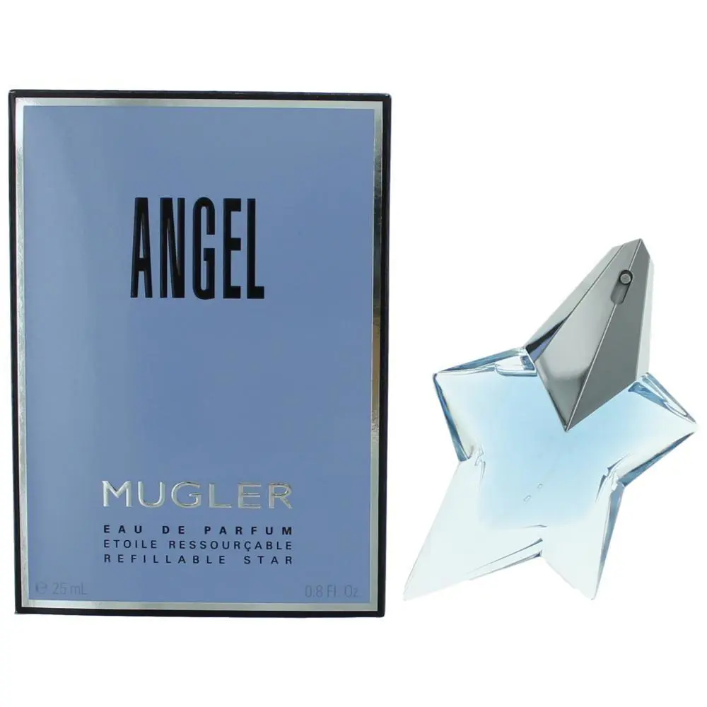 Angel by Thierry  0.8 oz Edp Spray Refillable For Women by Mugler