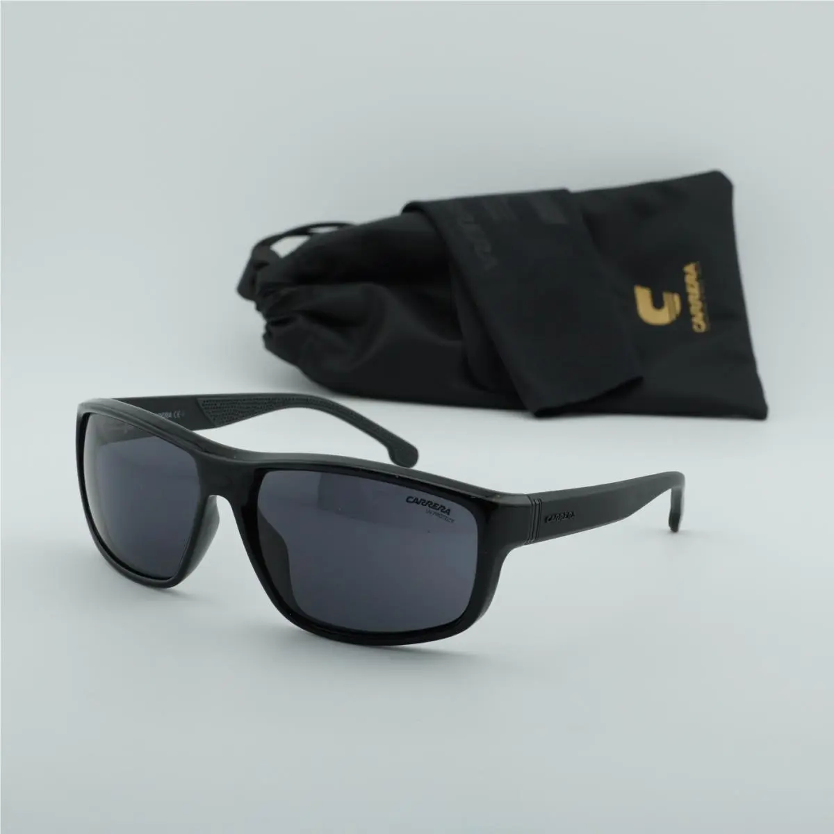 Carrera 8038/S 0807 IR Black/grey Blue 61-15-130 Sunglasses