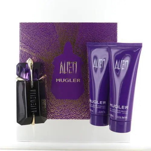 Alien by Thierry  3 Piece Gift Set -2.0 OZ Eau DE Parfum Refillable- Women by Mugler
