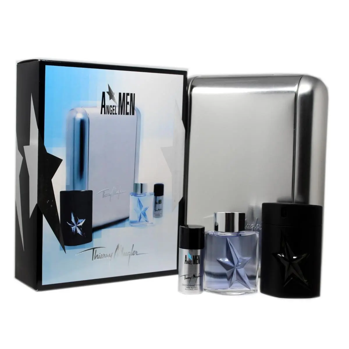 Thierry Mugler Angel 3 Piece Gift Set For Men Eau DE Toilette Spray 50ML