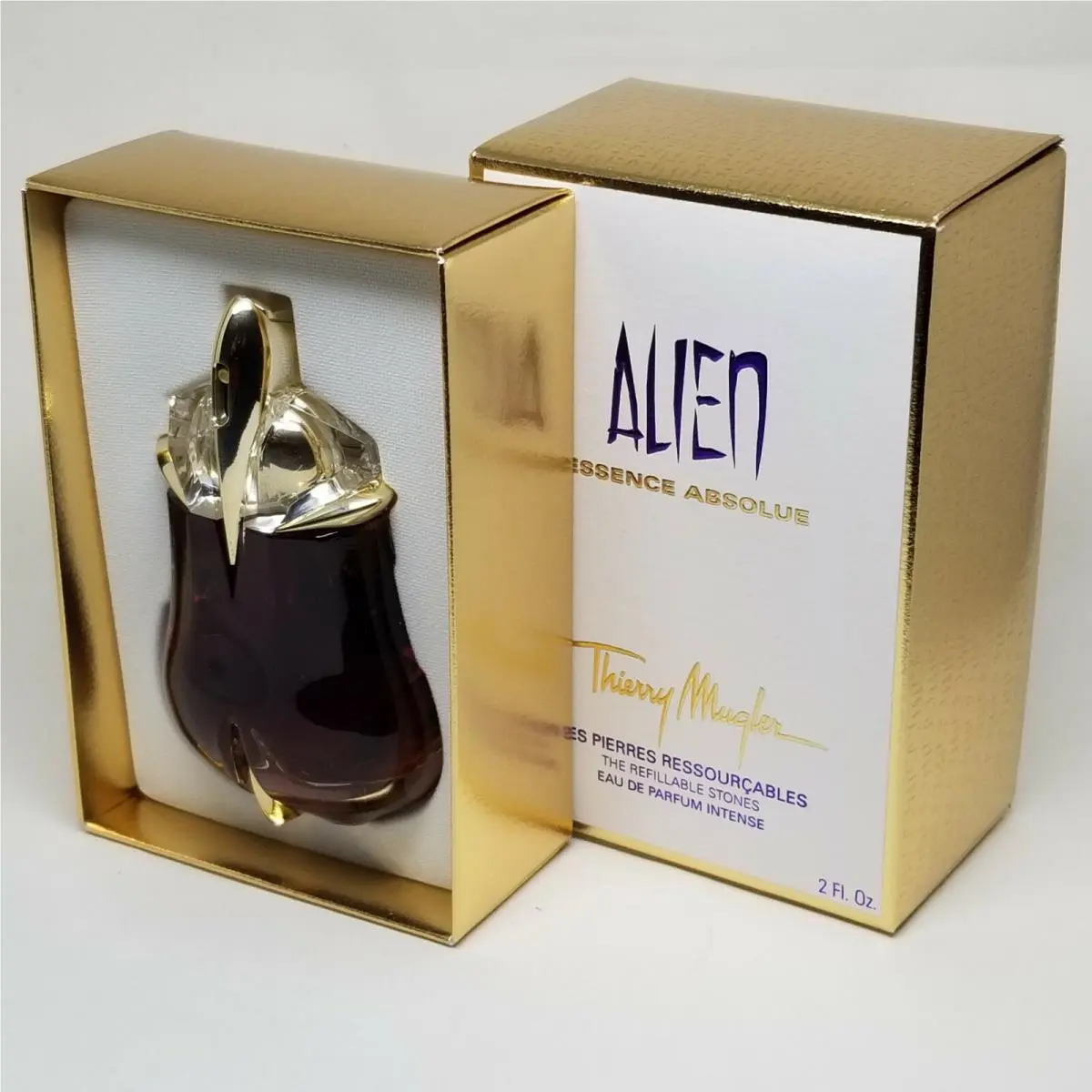 Thierry  Alien Essence Absolue 2.0 Oz 60ml Edp Refillable Stone Box by Mugler
