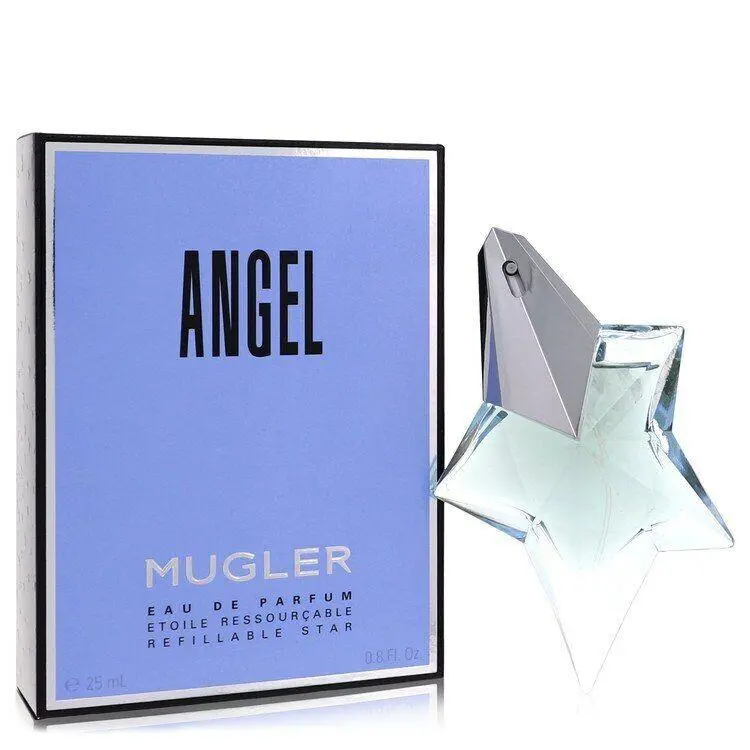Angel by Thierry  Eau De Parfum Spray Refillable 0.8 oz For Women by Mugler