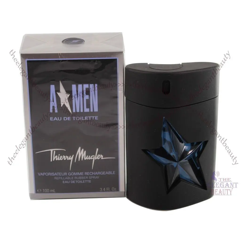 A Men BY Thierry  3.4/3.3 OZ Edt Spray Rubber For Men IN A Box by Mugler