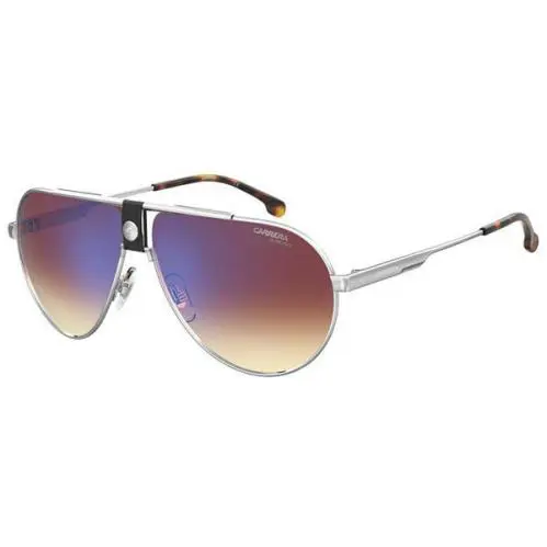Carrera Sunglasses 1033/S 010 A8 Palladium Brown Blue Shaded Pilot 63mm