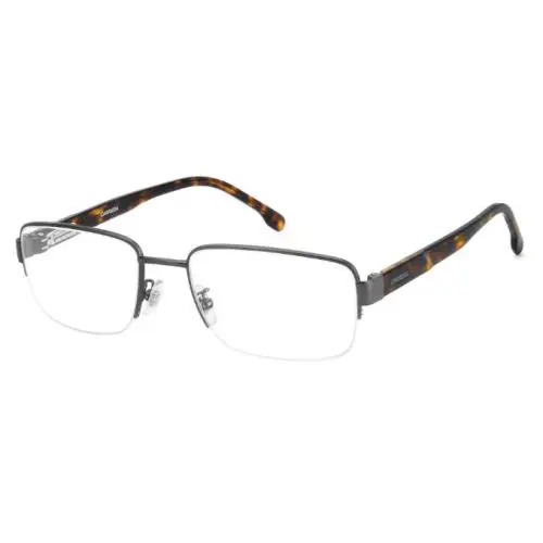 Carrera C Flex 05/G R80 Mtdkruth Havana/ruthenium Rectangular Men`s Eyeglasses - Frame: Havana/Ruthenium, Lens: Clear