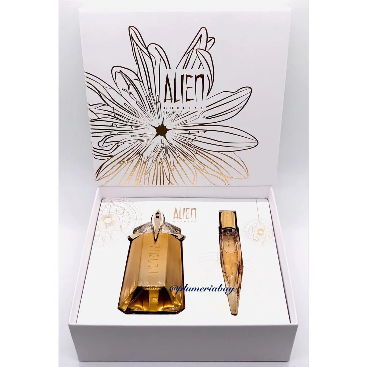 Alien Goddess Eau de Parfum 2oz + Travel Spray Gift Set by Mugler