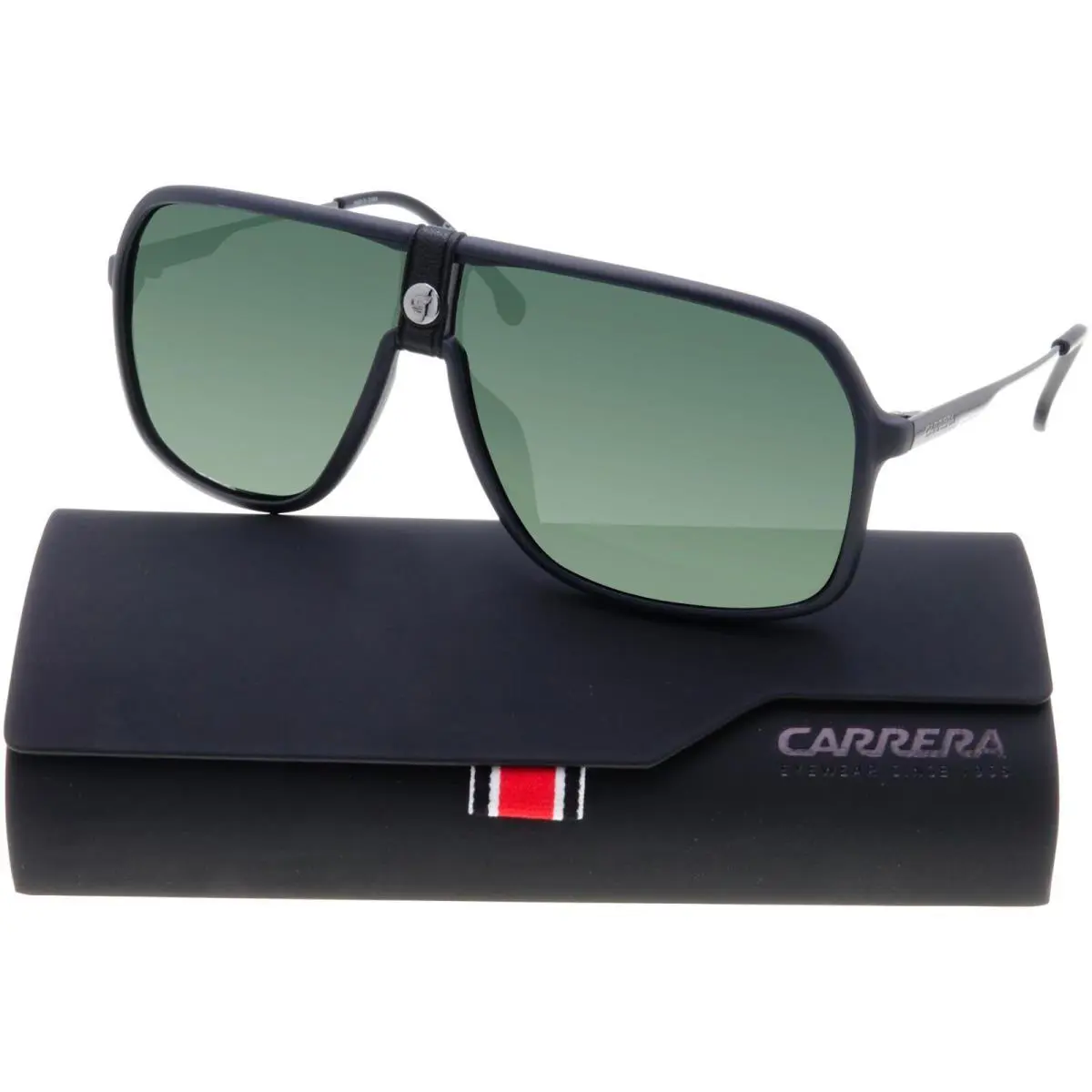 Carrera Navigator Sunglasses Carrera 1019/S 003/UC Matte Black Polarized Mens