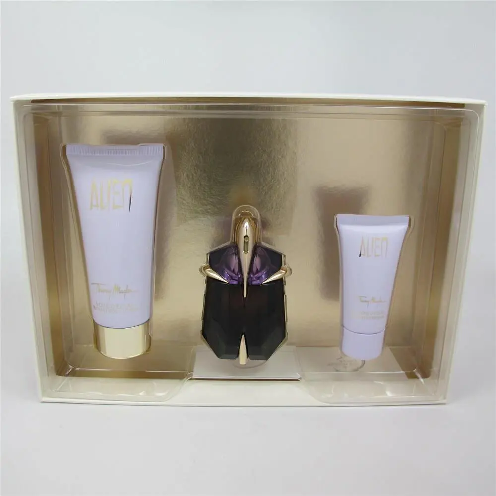 Alien by Thierry  3 Pc Set: 1.0 oz Edp Spray 3.5 oz Lotion 1.0 Gel by Mugler