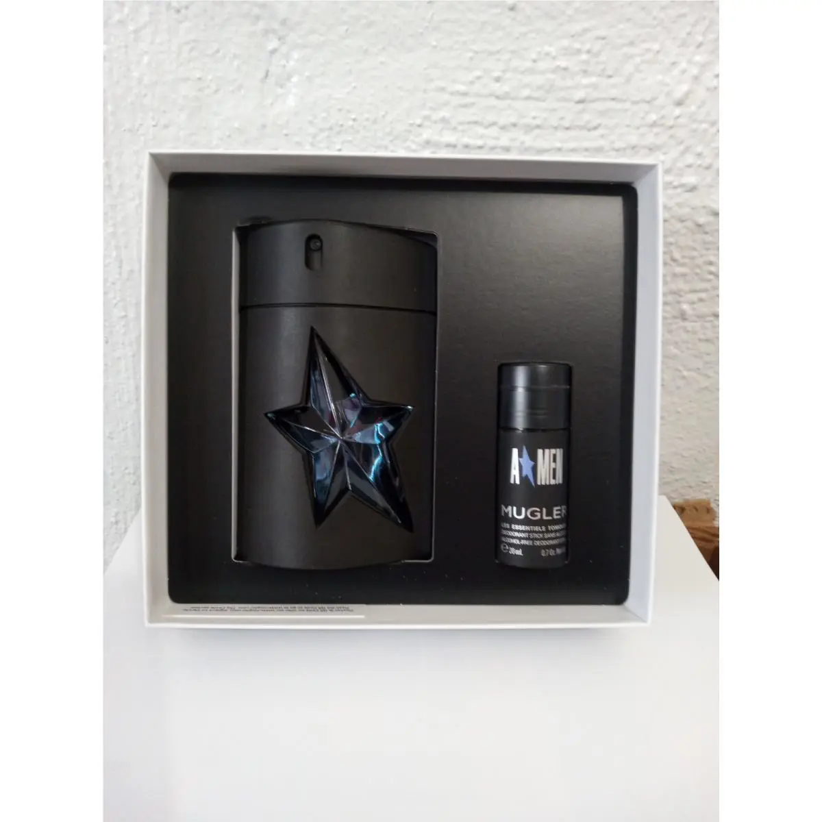 Amen  2PCE Set 3.4 OZ Edt Spray 0.7 Oz/ 20 ML Deodorant Stick For Men by Mugler
