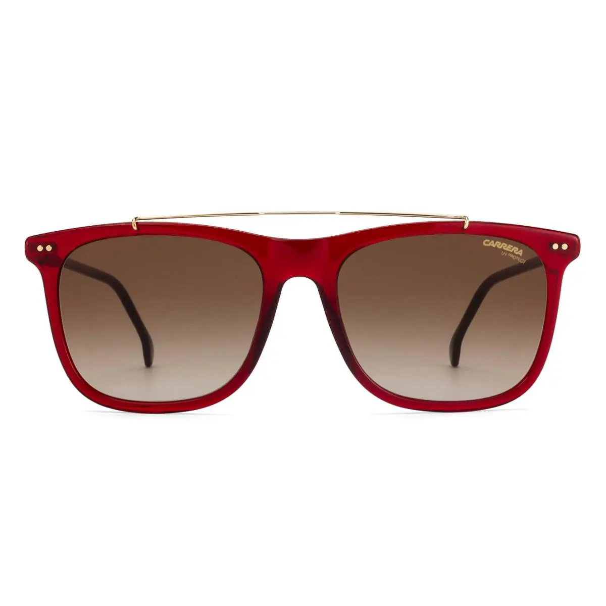 Carrera 150/S Lhf Burgundy Opal Brown Gradient 55mm Unisex Square Sunglasses