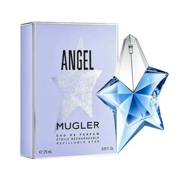 Angel BY Thierry Mugler 0.8 OZ Edp Spray Refillable Star For Women