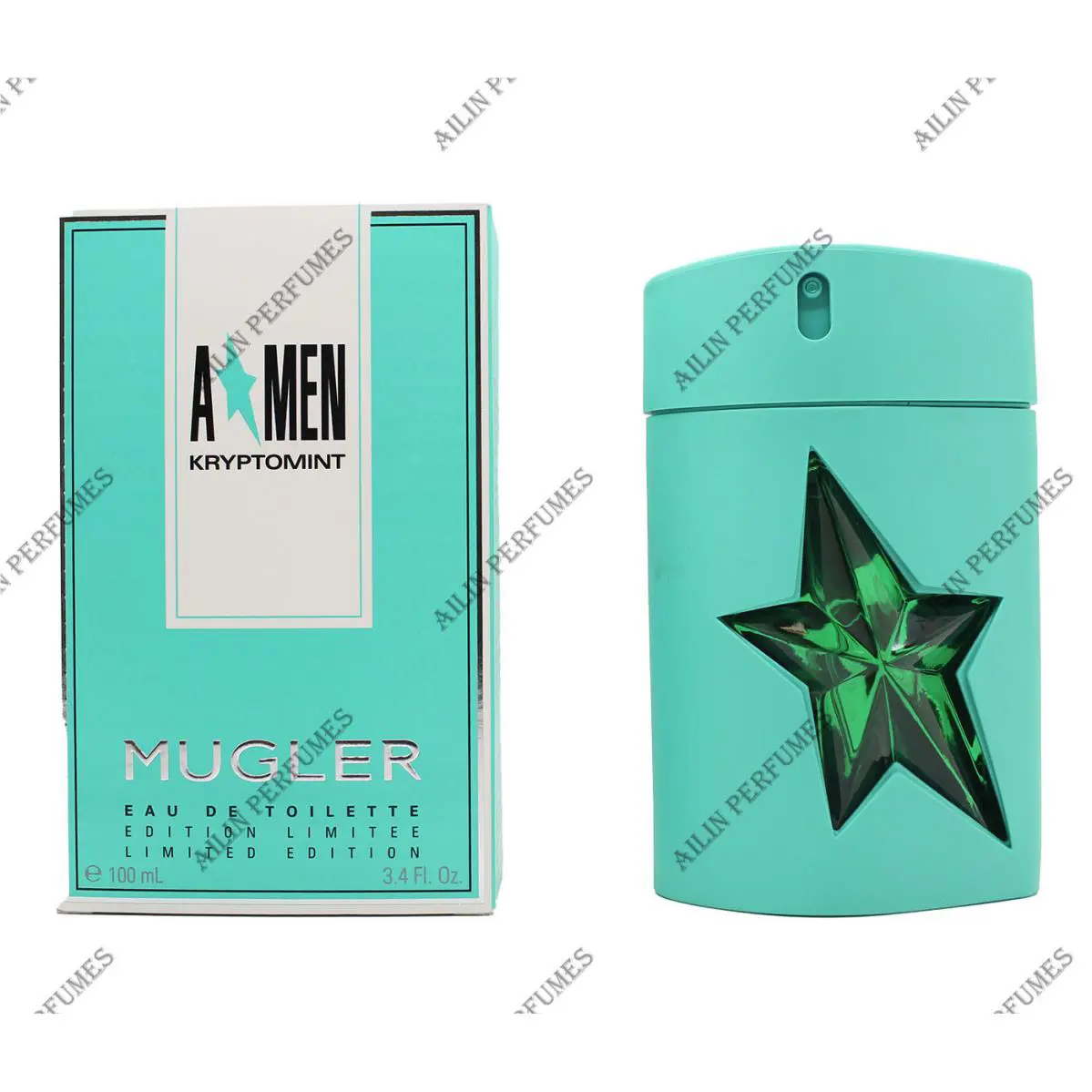 Amen Kryptomint by Thierry  3.4 oz 100 ml Eau de Toilette Spray Men L.e by Mugler