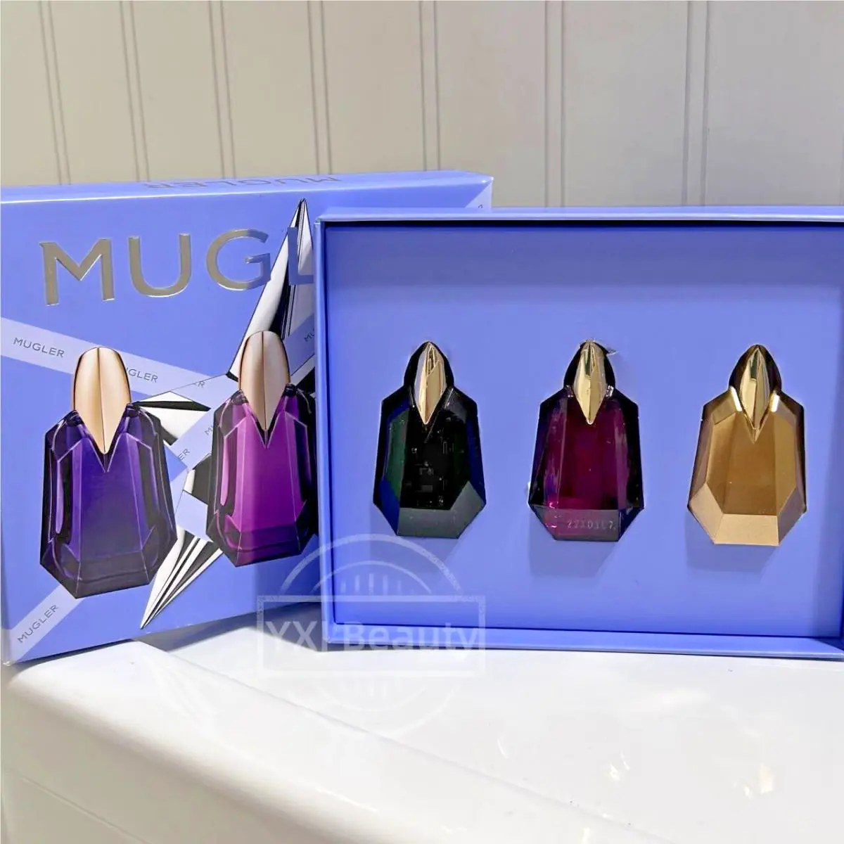 3PC  Alien Eau de Parfum Women Trio Splash Mini Set 3x 6 ml/0.2 oz by Mugler