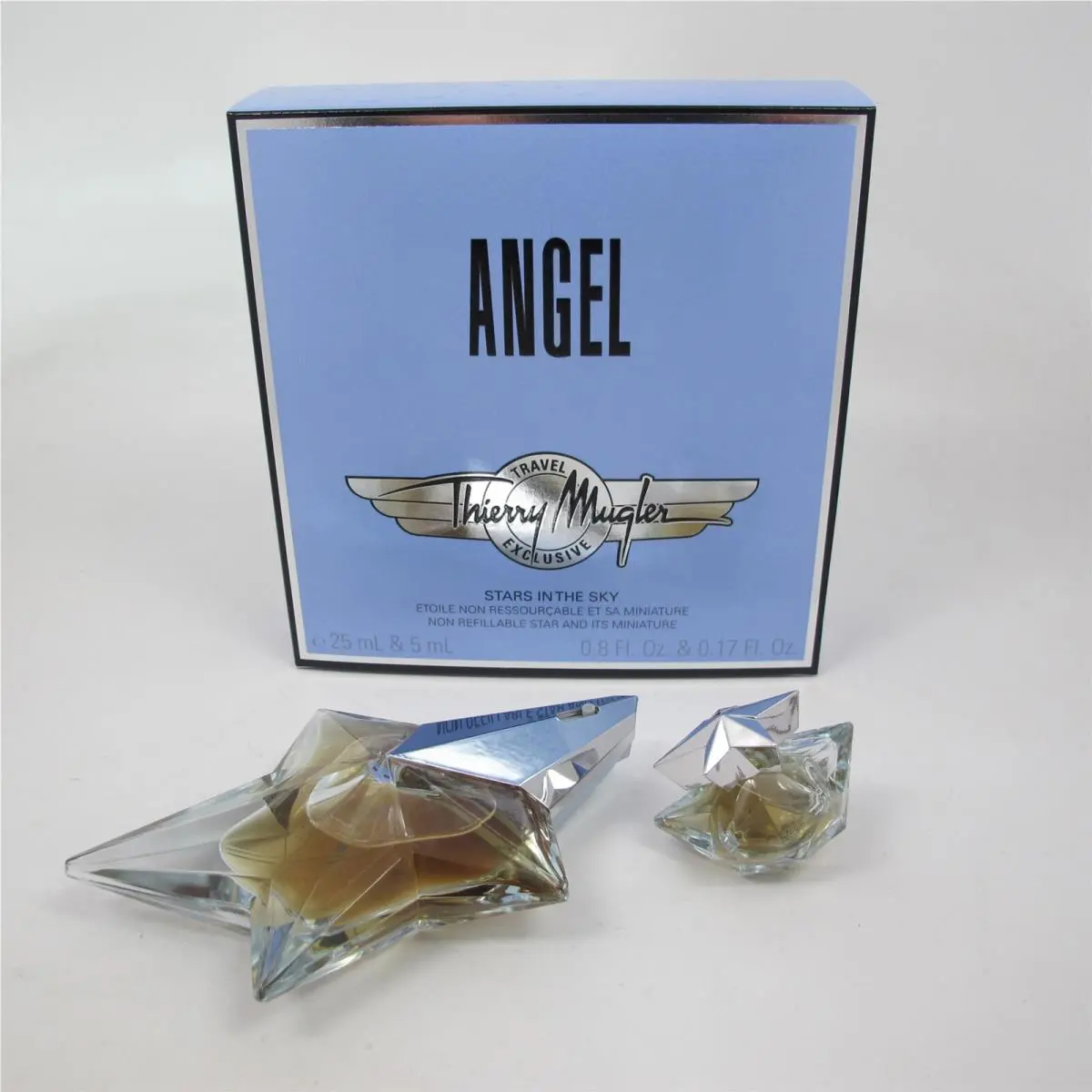 Angel Stars In The Sky by Thierry  2 Pc Set: 0.8 oz 0.17 oz Edp Mini by Mugler