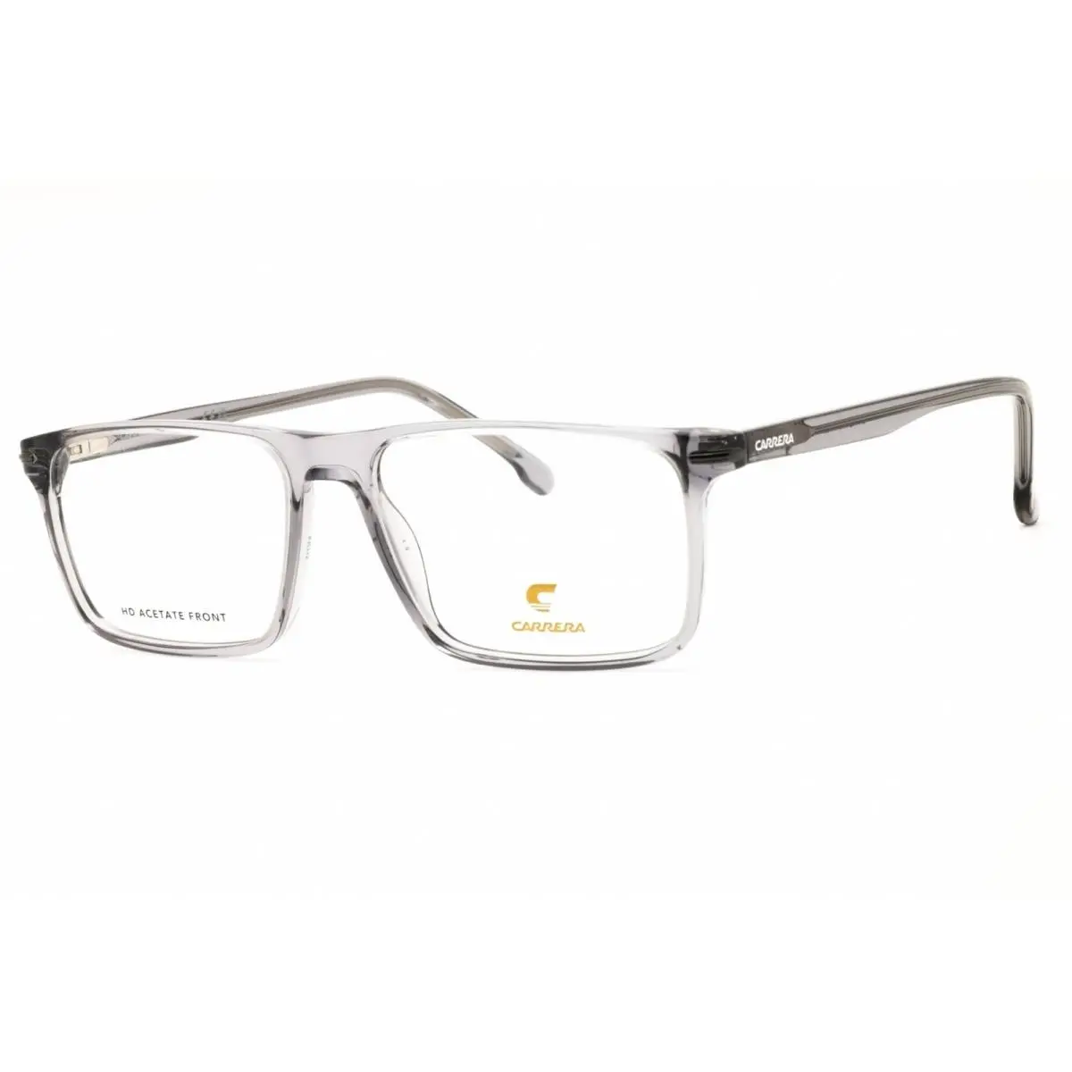 Carrera Men`s Eyeglasses Grey Acetate Rectangular Shape Full Rim Frame 347 KB7