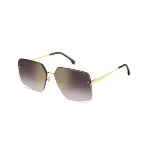 Carrera 3044/S 0NR/YK Gold /burgundy Shaded Mirrored Square Women`s Sunglasses