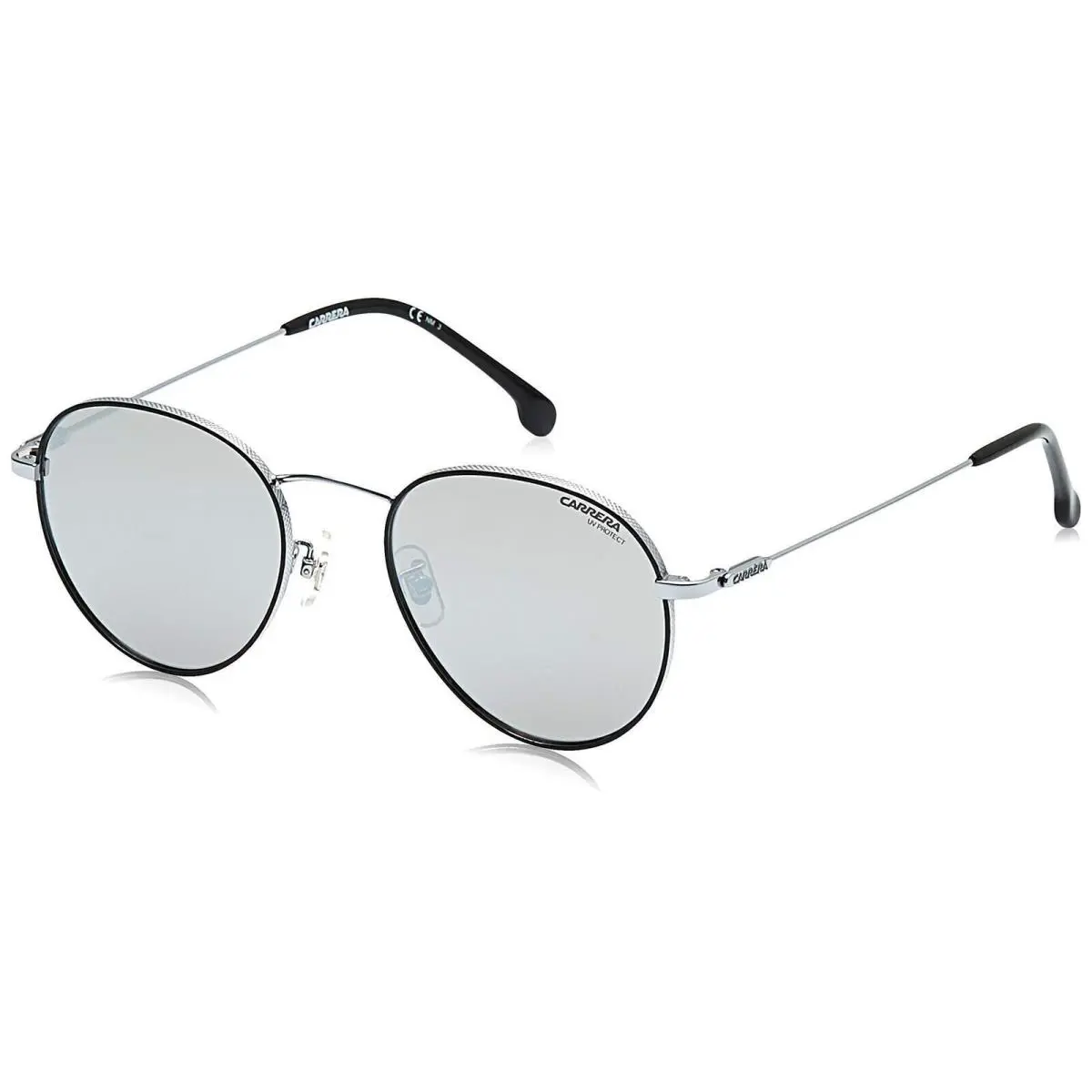 Carrera 216/G/S Round Sunglasses Palladium Black/silver Mirrored 51mm 20mm