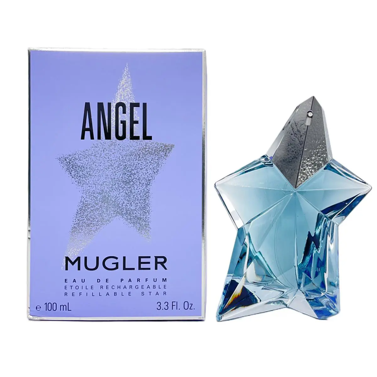Angel by Thierry  For Women 3.3oz Eau de Parfum Refillable Star Spray by Mugler