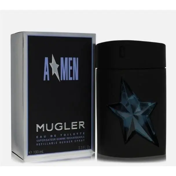 Thierry  Angel Men Eau De Toilette Spray Refillable 3.4 oz by Mugler