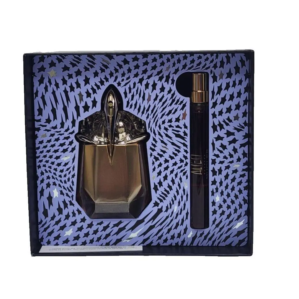 Alien Goddess Intense BY  Women Set 1 OZ Edp Spray 0.34 Edp Travel Spray by Mugler