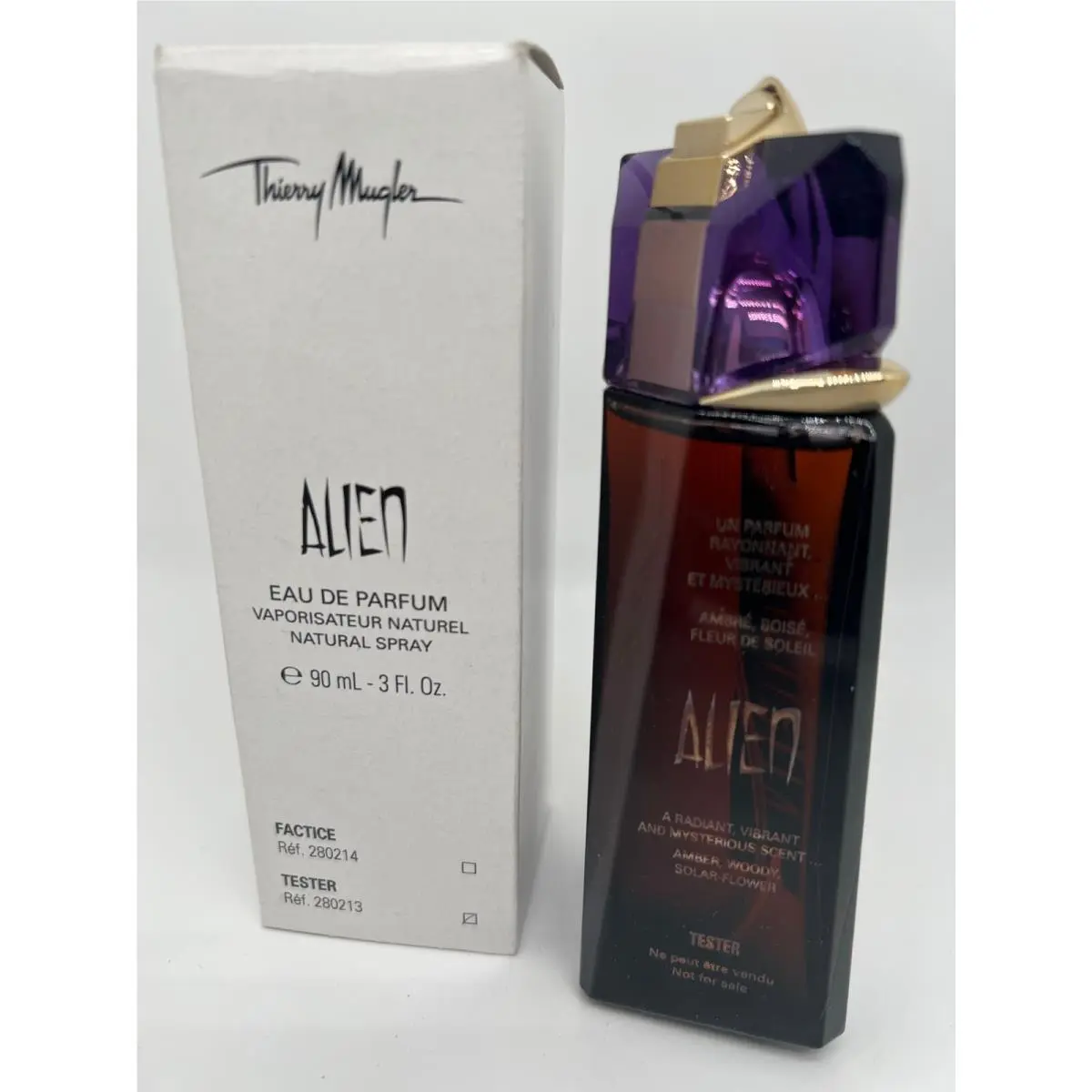 Alien by Thierry  3.0 FL oz / 90 ML Eau De Parfum Spray Tester Vintage by Mugler