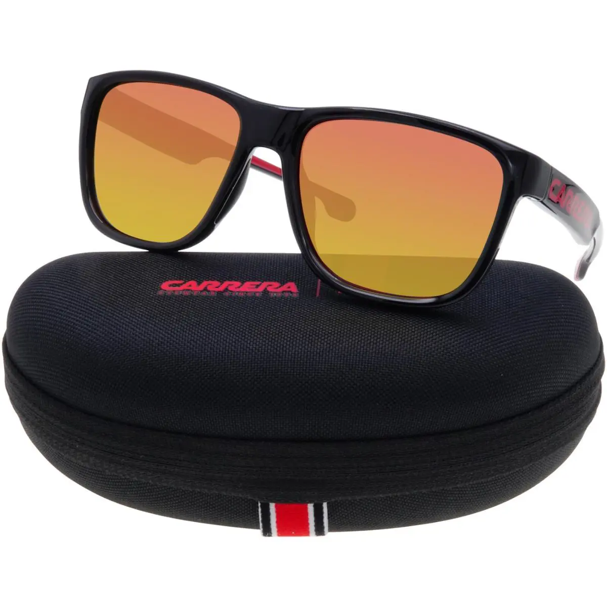 Carrera Ducati Sunglasses Carrera Ducati 003/S 0A4/UZ Black w Red Mirror Lens