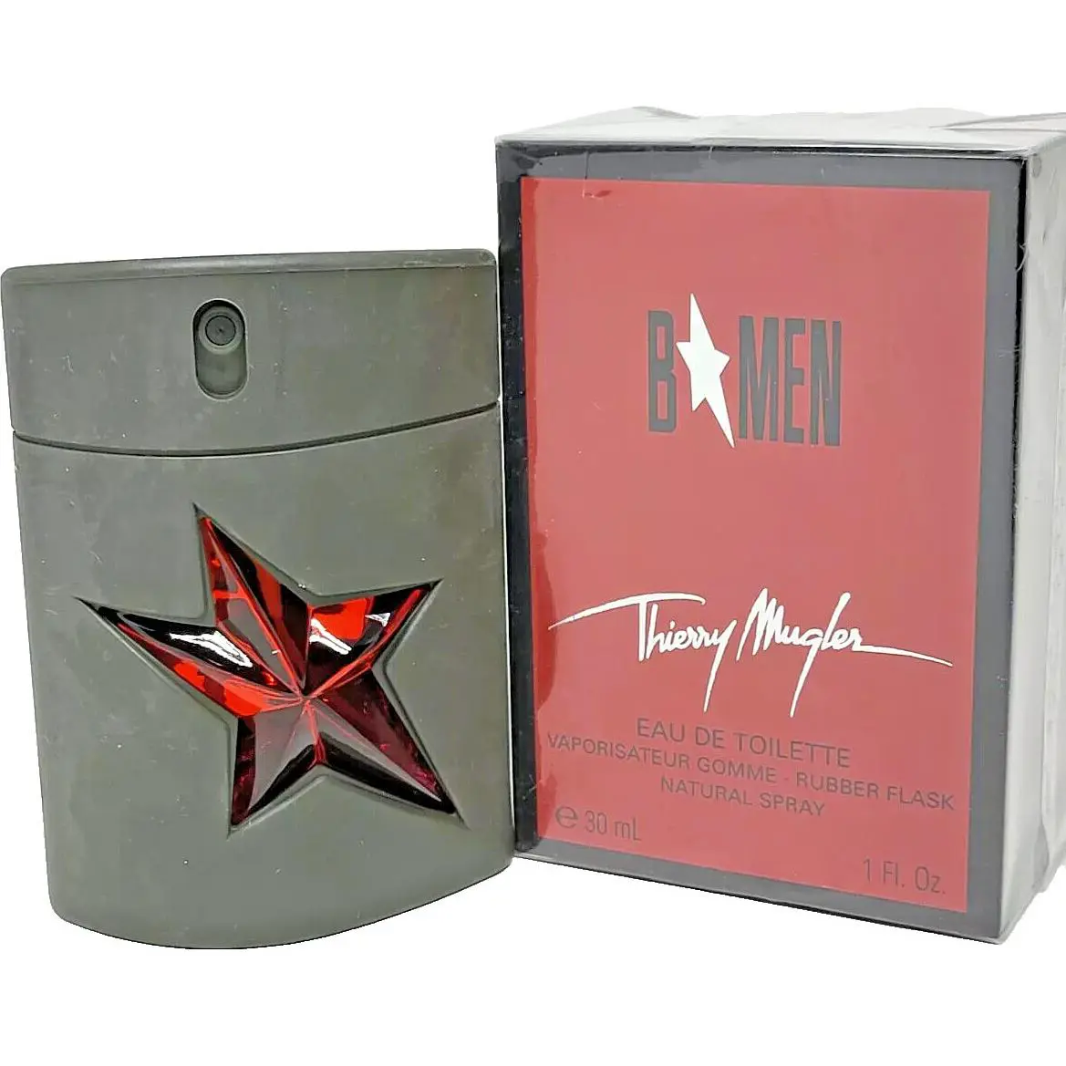 B Men by Thierry  1.0 oz 30ml Eau De Toilette Spray For Men Rare by Mugler