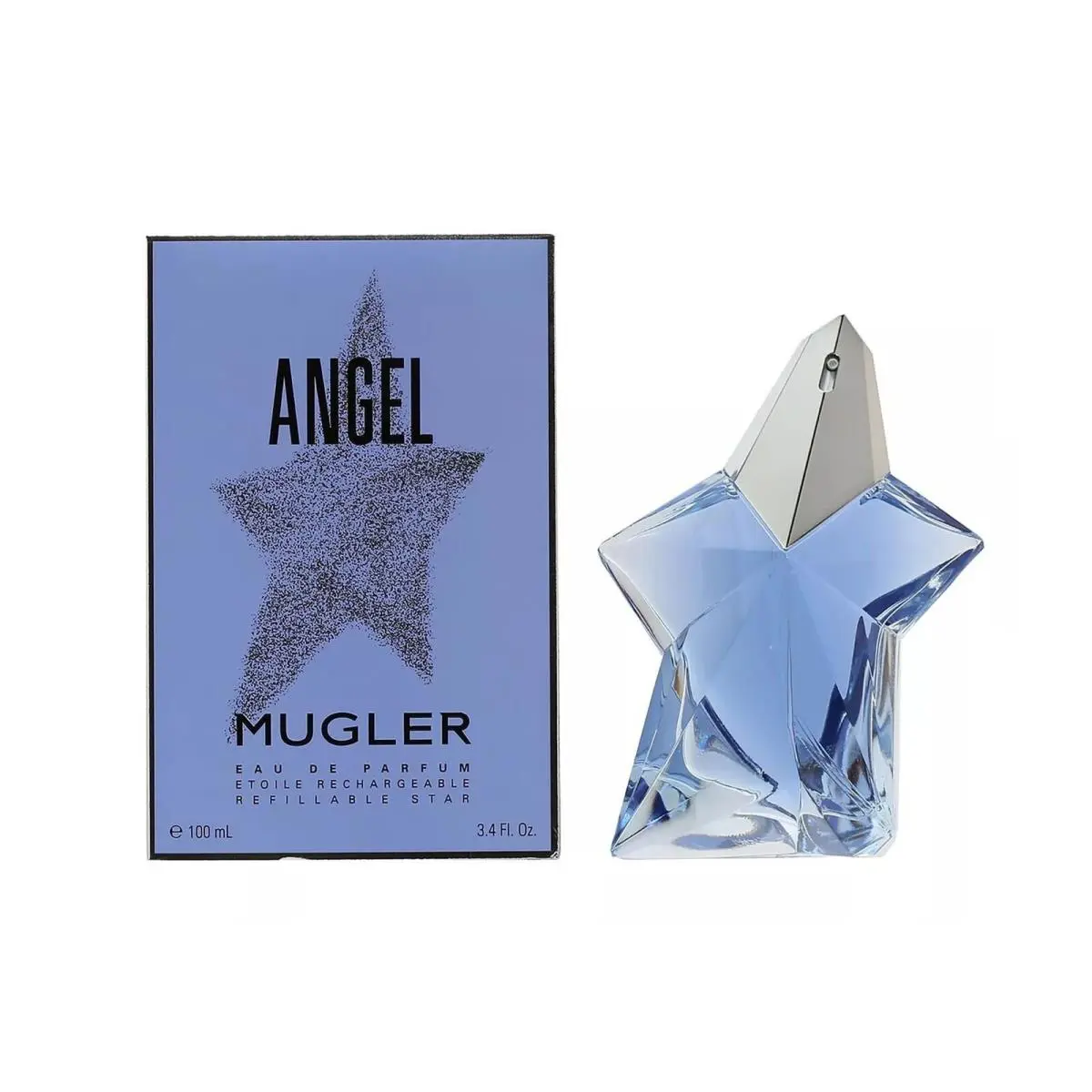 Angel by Thierry  3.4 oz Edp Spray Refillable Star 100ml by Mugler
