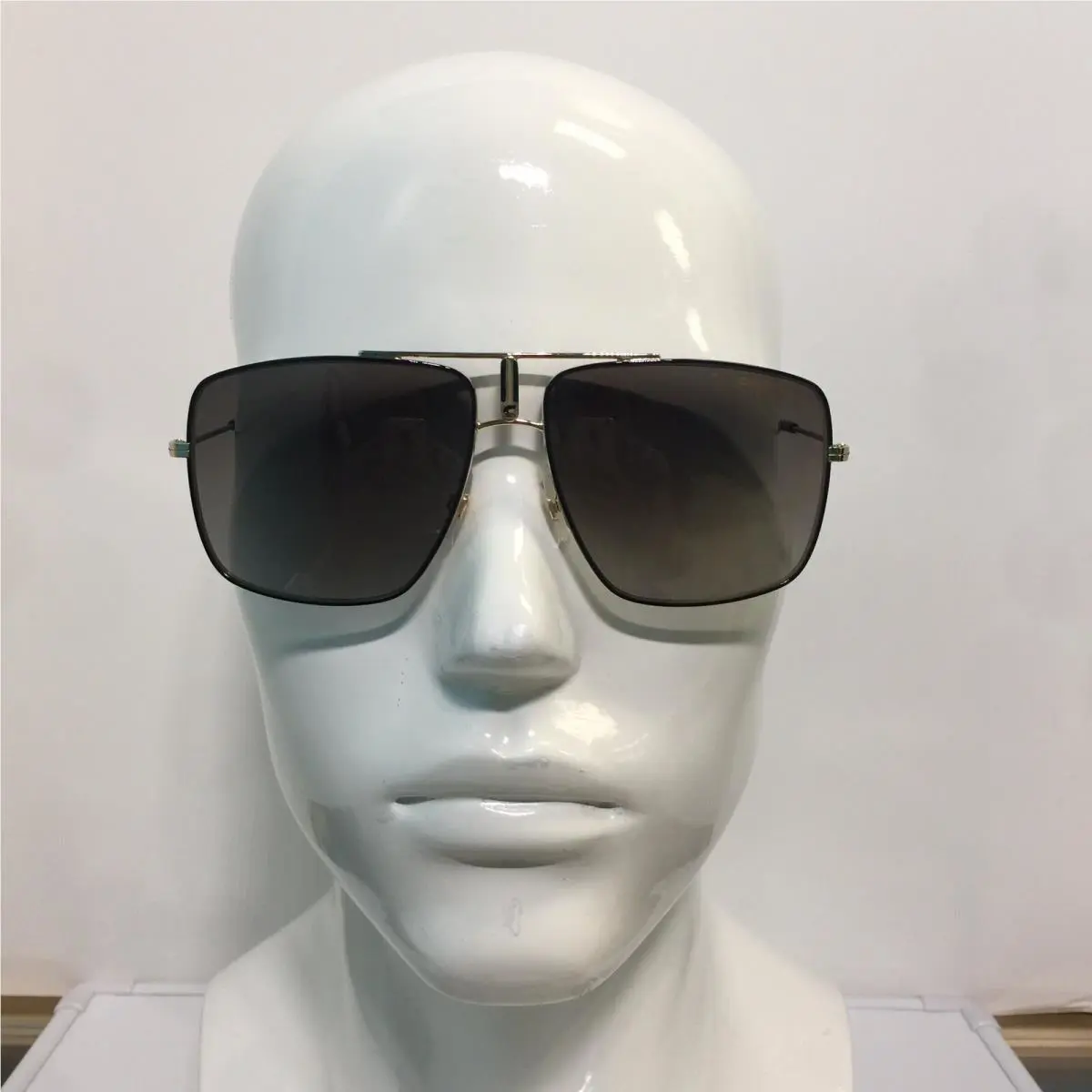 Carrera 1006/S/SAM 02M2 Black Gold Metal Square Sunglasses