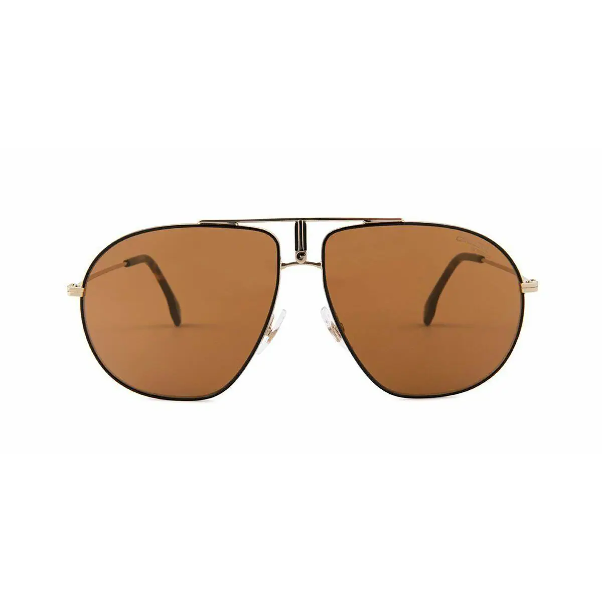Carrera Bound RHLK1 Gold Flash Mirror Metal Aviator Sunglasses Frame 62-13-150 - Frame: Gold, Lens: Brown